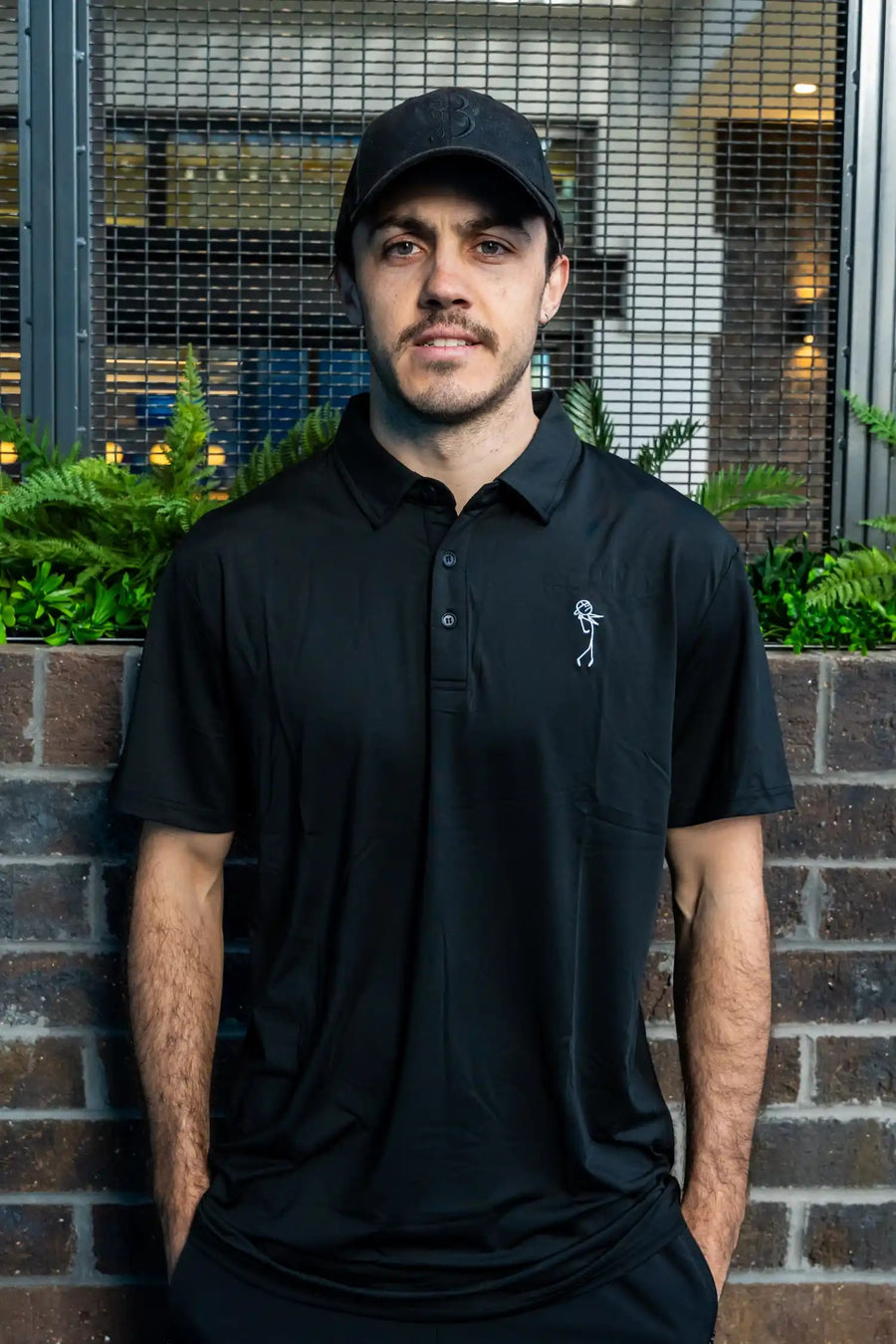 BeCloseGolf Golf Polo - Black