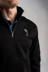 BeClose 1/4 Zip - Black