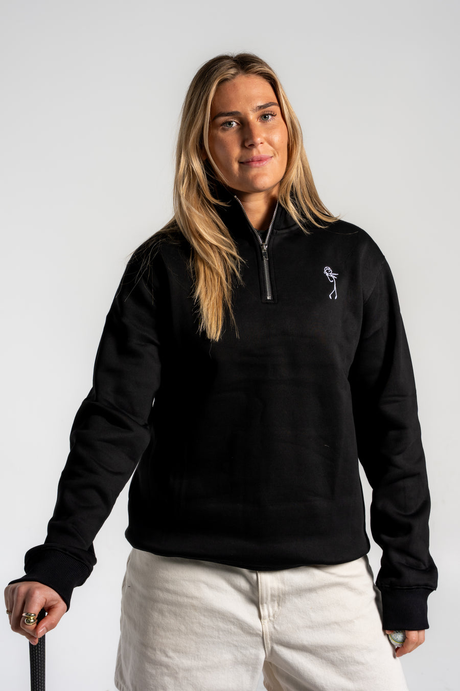 BeClose  1/4 Zip Unisex - Black