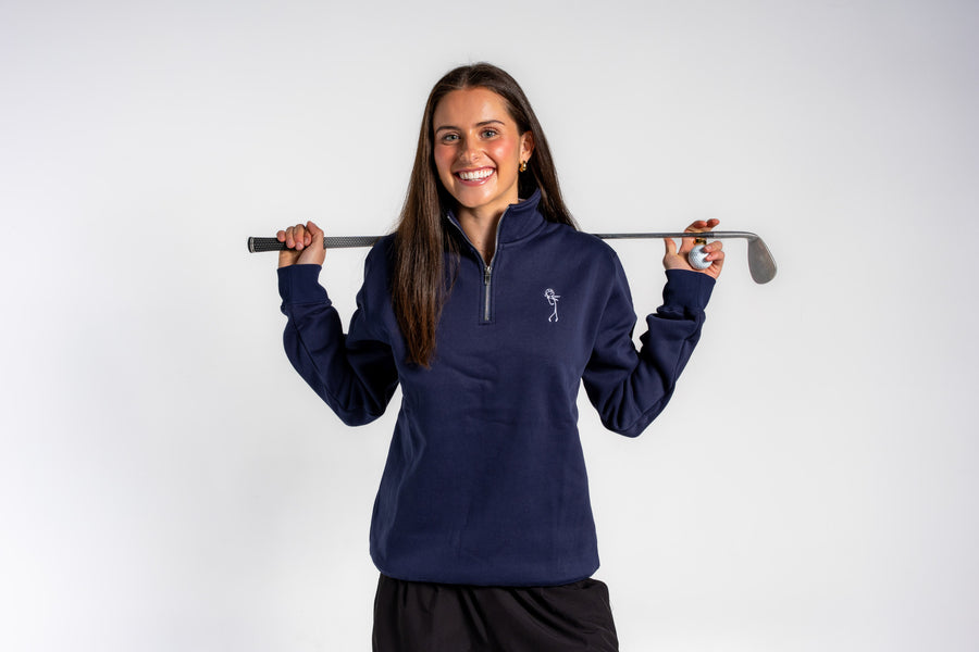 BeClose  1/4 Zip Unisex - Navy